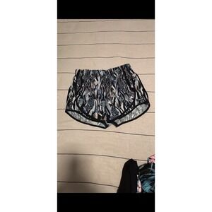 Calvin Klein Athletic Shorts Women S‎ Animal Print Black White Blue Gym Running